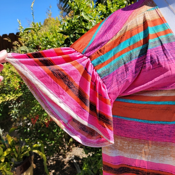 Ruffle Short Sleeve Open Cardigan - Picture 5 of 9